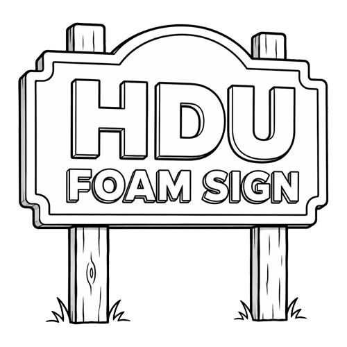 Barnes Advertising - Custom HDU Foam Signs